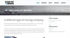 Desktop Screenshot of cleancutmovers.com